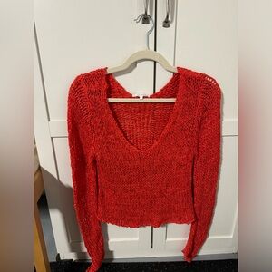 red sweater